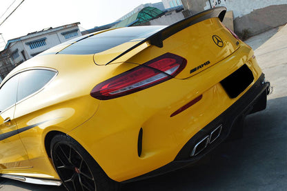 Carbonado 2015-2021 Mercedes Benz C-Class C63 AMG W205 Coupe RT-II Style Trunk Spoiler