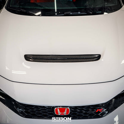 Seibon Carbon Fiber Hood Scoop (2023 Honda Civic Type R) - Seibon