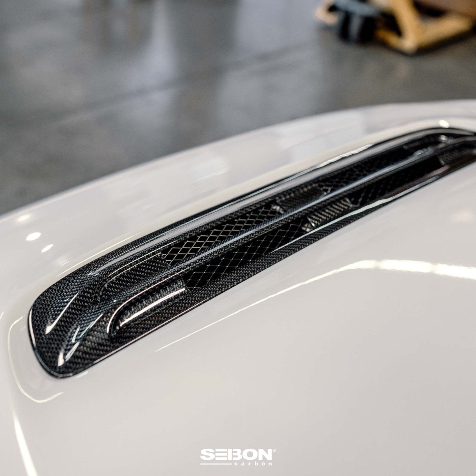 Seibon Carbon Fiber Hood Scoop (2023 Honda Civic Type R) - Seibon