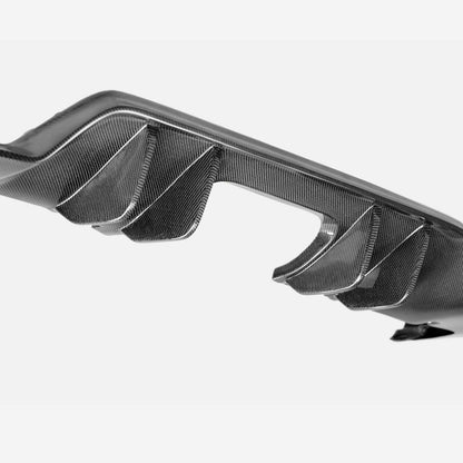 Seibon MB - Style Carbon Fiber Rear Diffuser (2023+ Honda Civic Type R) - Seibon