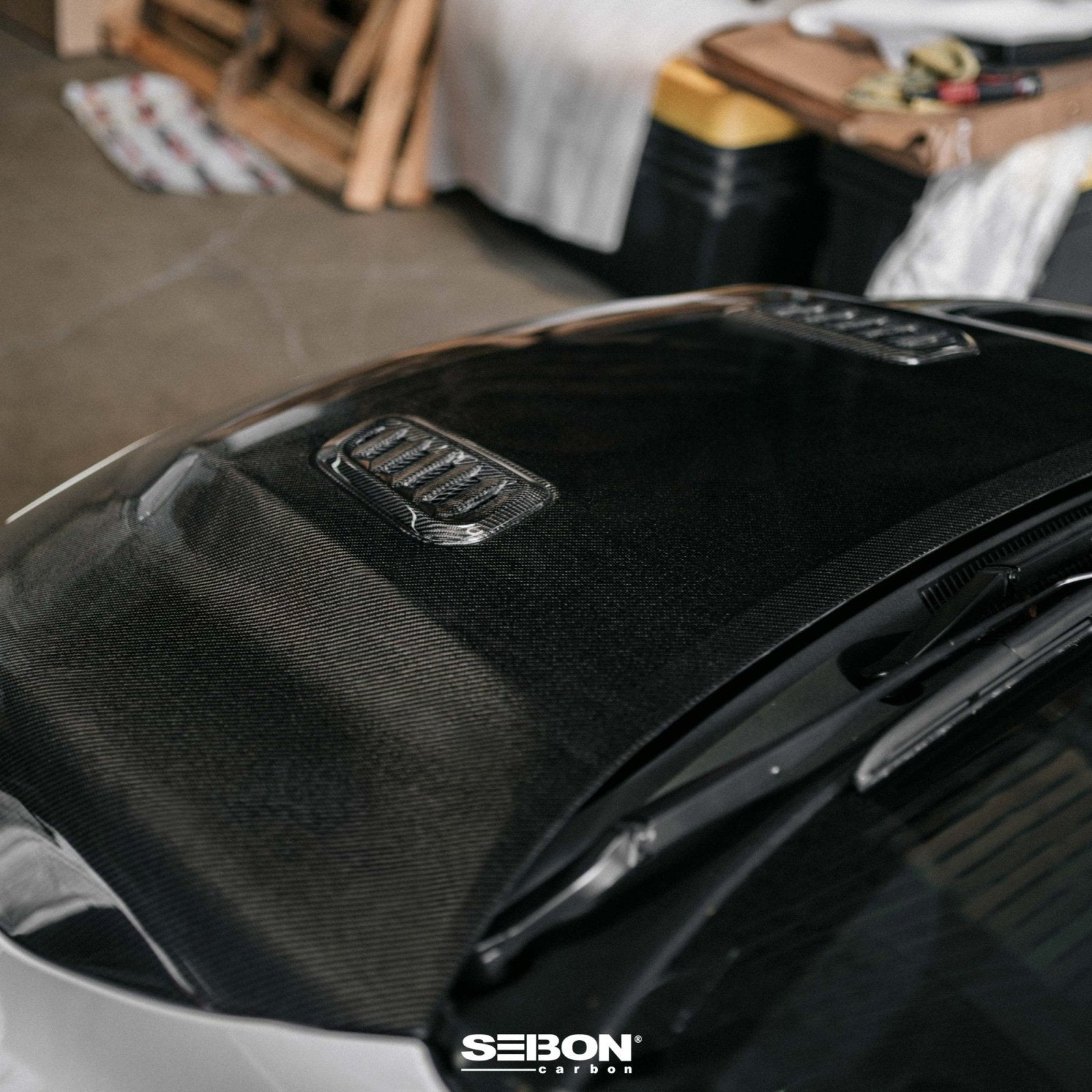 Seibon OE - Style Carbon Fiber Hood - Gloss Finish (2023 Toyota GR Corolla) - Seibon