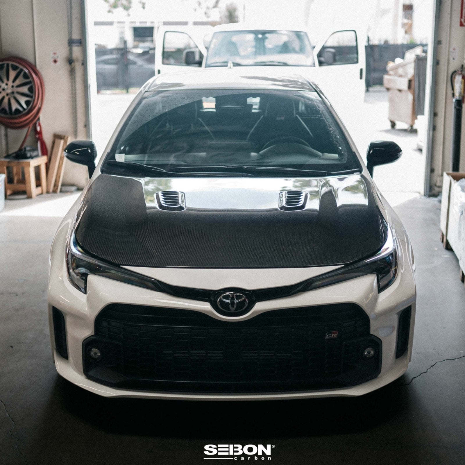 Seibon OE - Style Carbon Fiber Hood - Gloss Finish (2023 Toyota GR Corolla) - Seibon