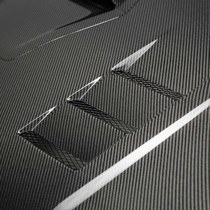 Seibon TS - Style Carbon Fiber Hood (17 - 21 Civic Type - R) - Seibon