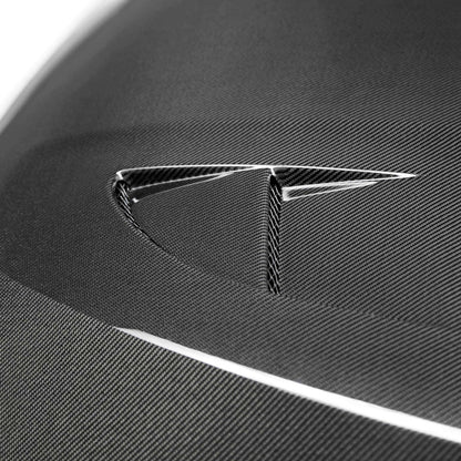 Seibon TS - Style Carbon Fiber Hood (19 - 21 Hyundai Veloster) - Seibon