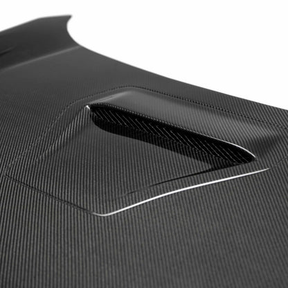 Seibon TSII Style Carbon Fiber Hood (17 - 20 Honda Civic Type - R) - Seibon