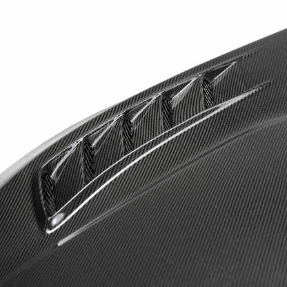 Seibon TSII Style Carbon Fiber Hood (17 - 20 Honda Civic Type - R) - Seibon