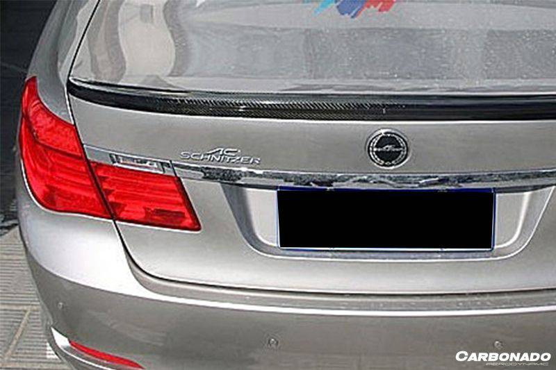 Carbonado 2009-2015 BMW 7 Series F01 ASC Style Carbon Fiber Turnk Spoiler