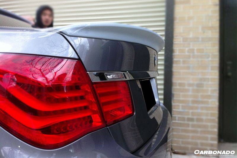 Carbonado 2009-2015 BMW 7 Series F01 ASC Style Carbon Fiber Turnk Spoiler