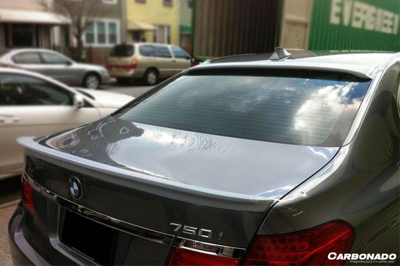 Carbonado 2009-2015 BMW 7 Series F01 ASC Style Carbon Fiber Roof Spoiler