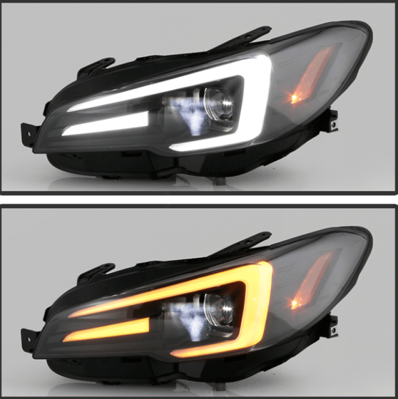 Spyder Apex Series High - Power LED Headlights (15 - 20 WRX/STI) - SPYDER