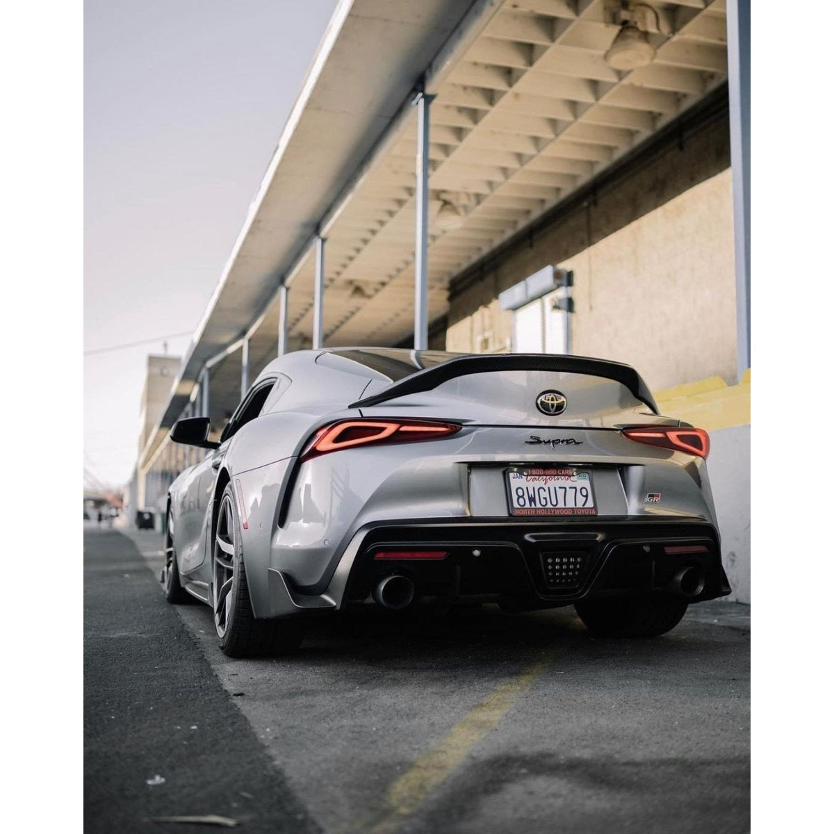 JDMuscle Tanso Carbon Fiber Duck Bill V1 for 2020+ Toyota Supra