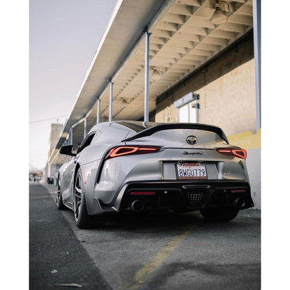 JDMuscle Tanso Carbon Fiber Duck Bill V1 for 2020+ Toyota Supra