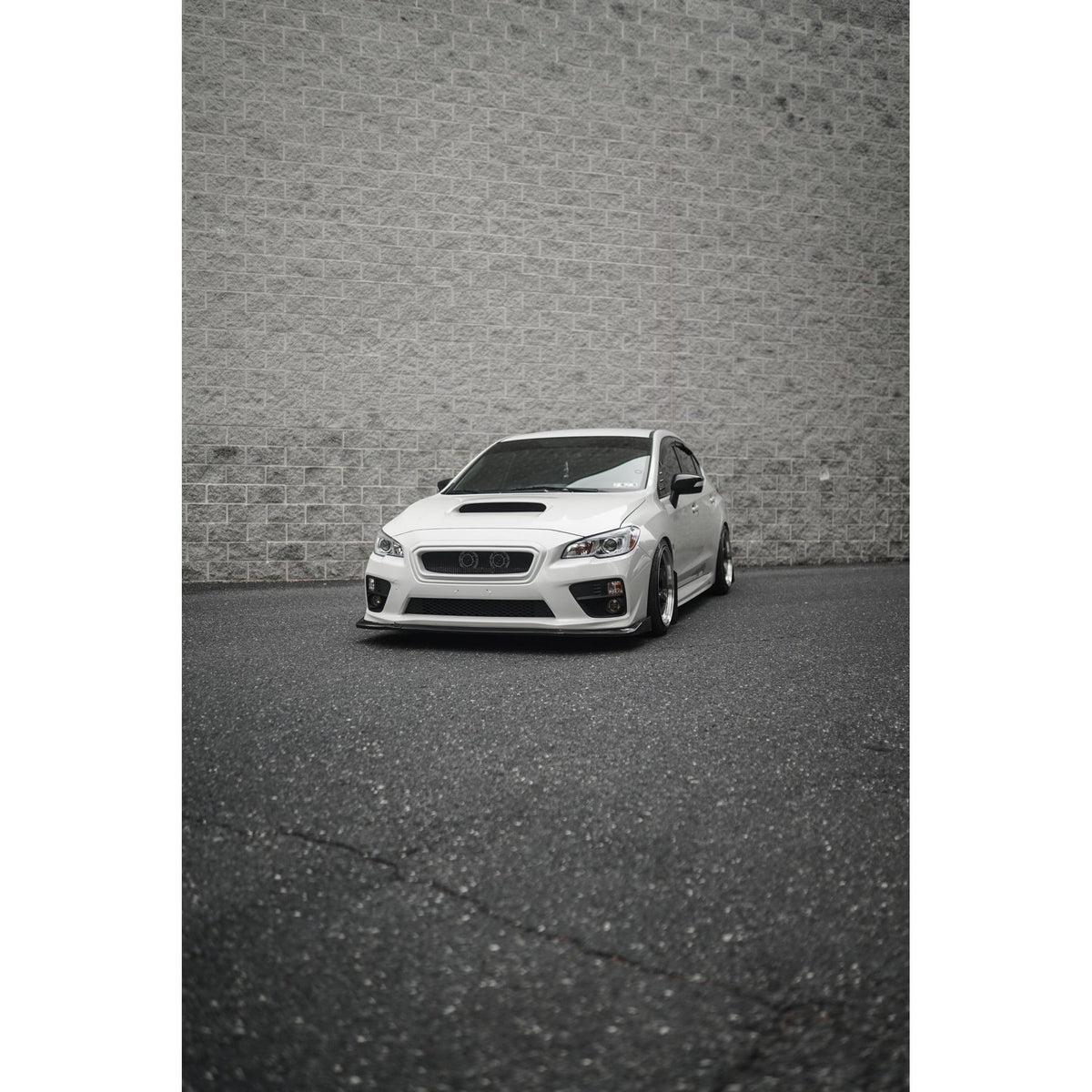 JDMuscle [15-17 WRX/STI] CS Style Front Bumper Grille-Paint Matched/Gloss Black