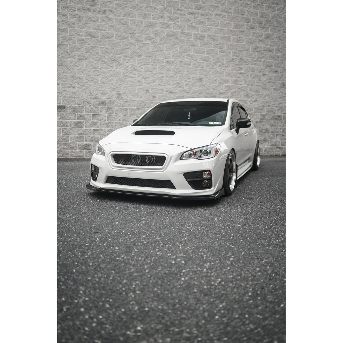 JDMuscle [15-17 WRX/STI] CS Style Front Bumper Grille-Paint Matched/Gloss Black