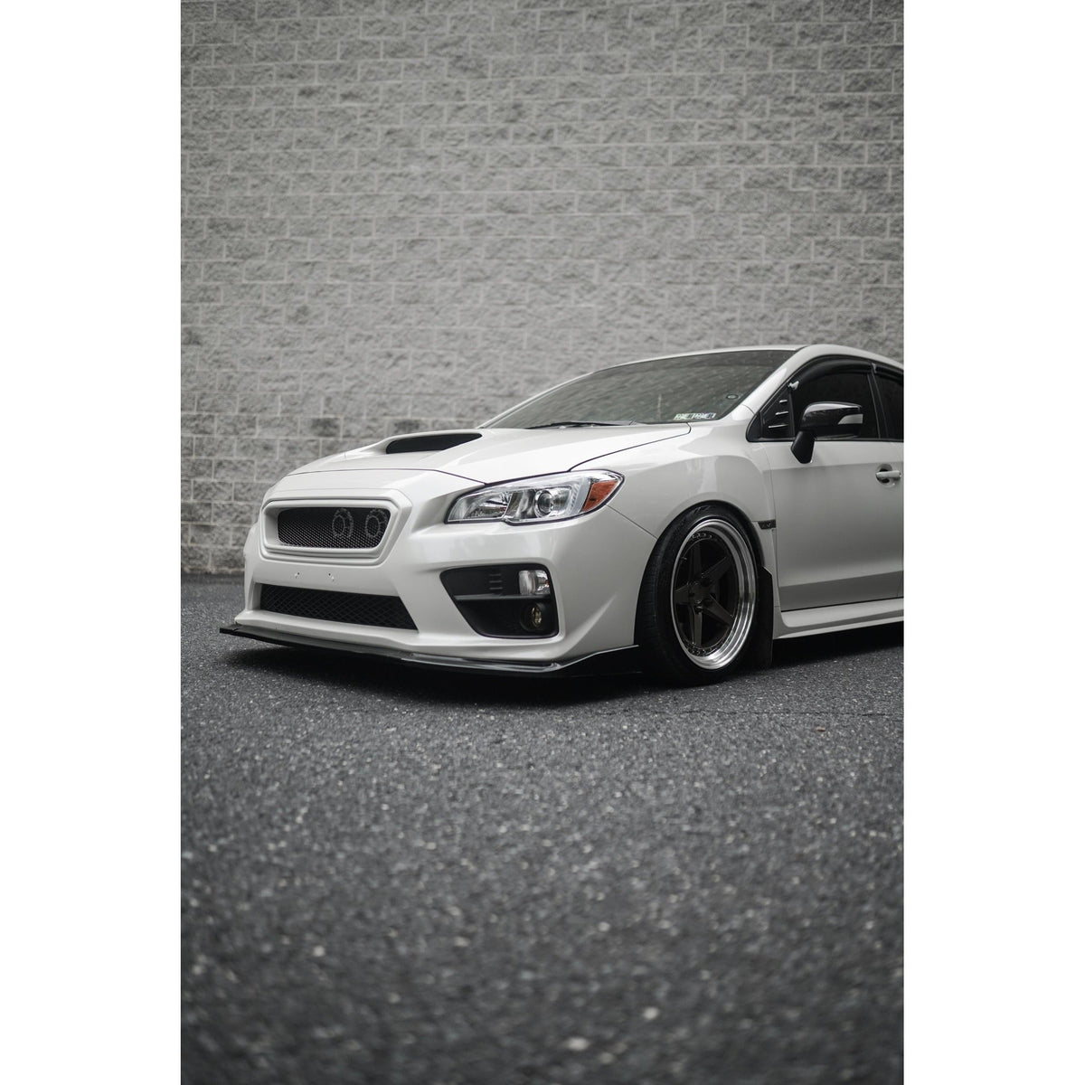 JDMuscle [15-17 WRX/STI] CS Style Front Bumper Grille-Paint Matched/Gloss Black