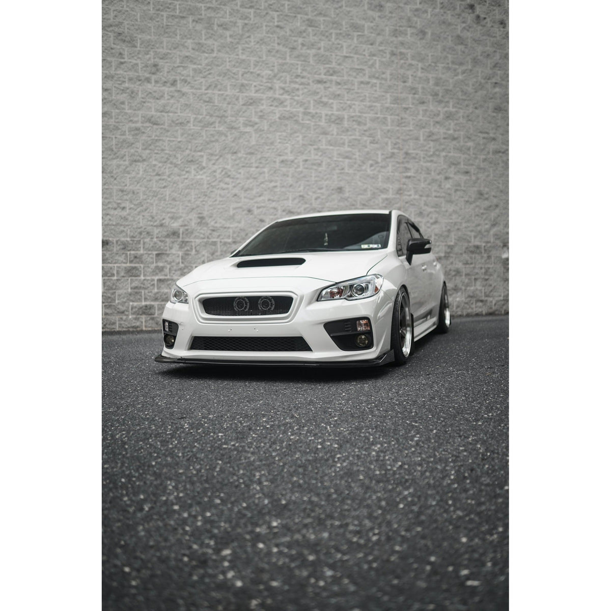 JDMuscle [15-17 WRX/STI] CS Style Front Bumper Grille-Paint Matched/Gloss Black