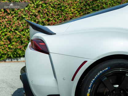 Alerón de maletero de competición de carbono seco AutoTecknic - A90 Supra 2020-Up