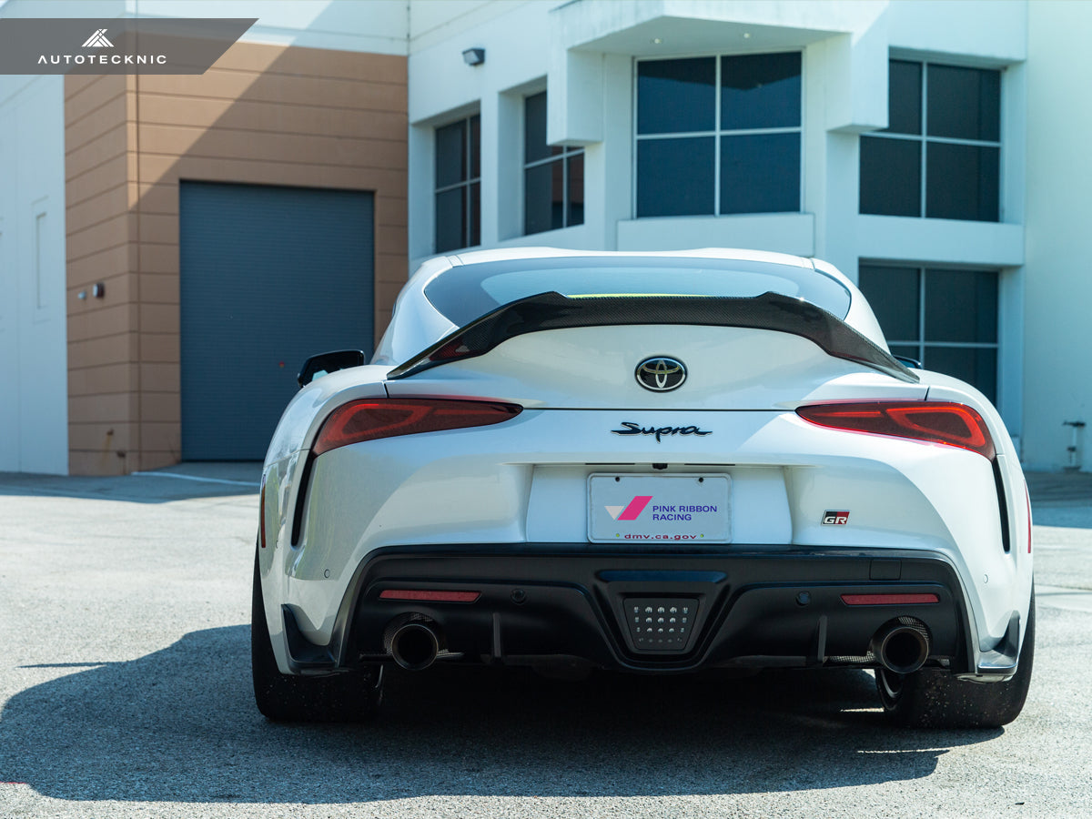 Alerón de maletero de competición de carbono seco AutoTecknic - A90 Supra 2020-Up