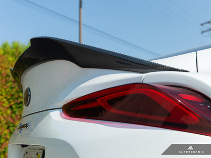 Alerón de maletero de competición de carbono seco AutoTecknic - A90 Supra 2020-Up