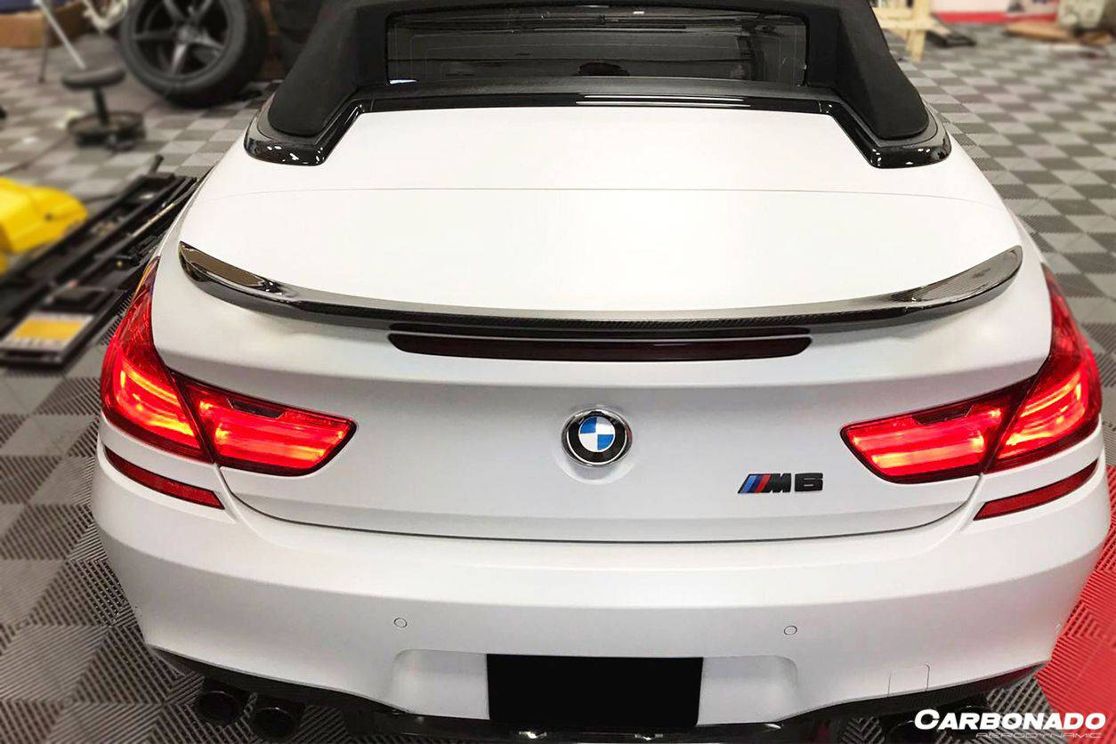 Carbonado 2011-2018 BMW 6 Series F12  M6 Convertiable VRS Style Carbon Fiber Trunk Spoiler