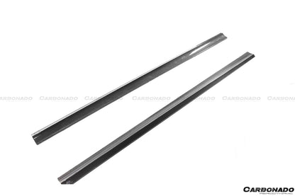 Carbonado 2008-2014 Mercedes Benz W204 C63 AMG RZ Style Carbon Fiber Side Skirts