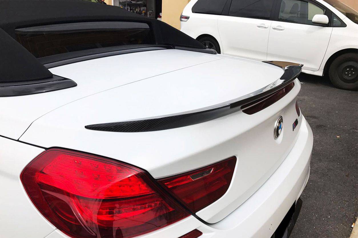 Carbonado 2011-2018 BMW 6 Series F12  M6 Convertiable VRS Style Carbon Fiber Trunk Spoiler