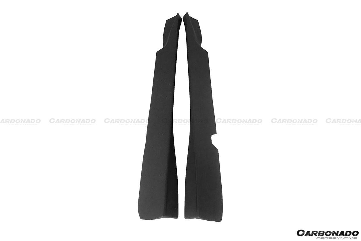 Carbonado 2013-2019 Corvette C7 PD Style Carrocería ancha con bengalas traseras y faldones laterales