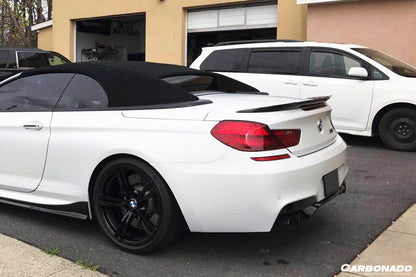 Carbonado 2011-2018 BMW 6 Series F12  M6 Convertiable VRS Style Carbon Fiber Trunk Spoiler