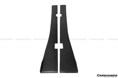 Carbonado 2013-2019 Corvette C7 Stingray Z51 RK Style Side Skirts Extension