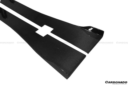 Carbonado 2013-2019 Corvette C7 Stingray Z51 RK Style Side Skirts Extension
