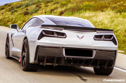 Carbonado 2013-2019 Corvette C7 Stingray Z51 RK Style Side Skirts Extension