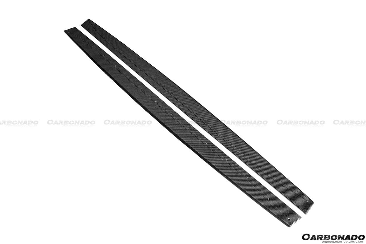 Carbonado MP Style Carbon Fiber Side Skirts Under Board | 2014-2020 BMW M4/M3