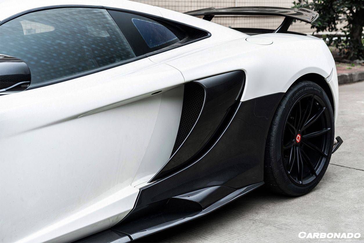 Carbonado OEM Style Carbon Fiber Tuning Veins Intake Blades | 2014-2017 McLaren 650S