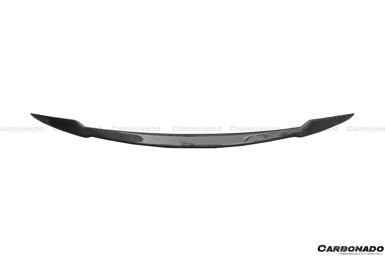 Alerón de maletero de fibra de carbono estilo Tesla Model S RS Carbonado 2012-2015