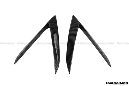 Carbonado 2015-2019 Lamborghini Huracan LP610 RZS Style Carbon Fiber Side Skirts Vent Canards