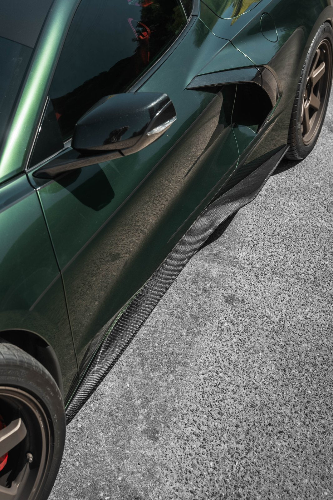 Street Hunter C8 Corvette Side Skirt Extensions - Street Hunter