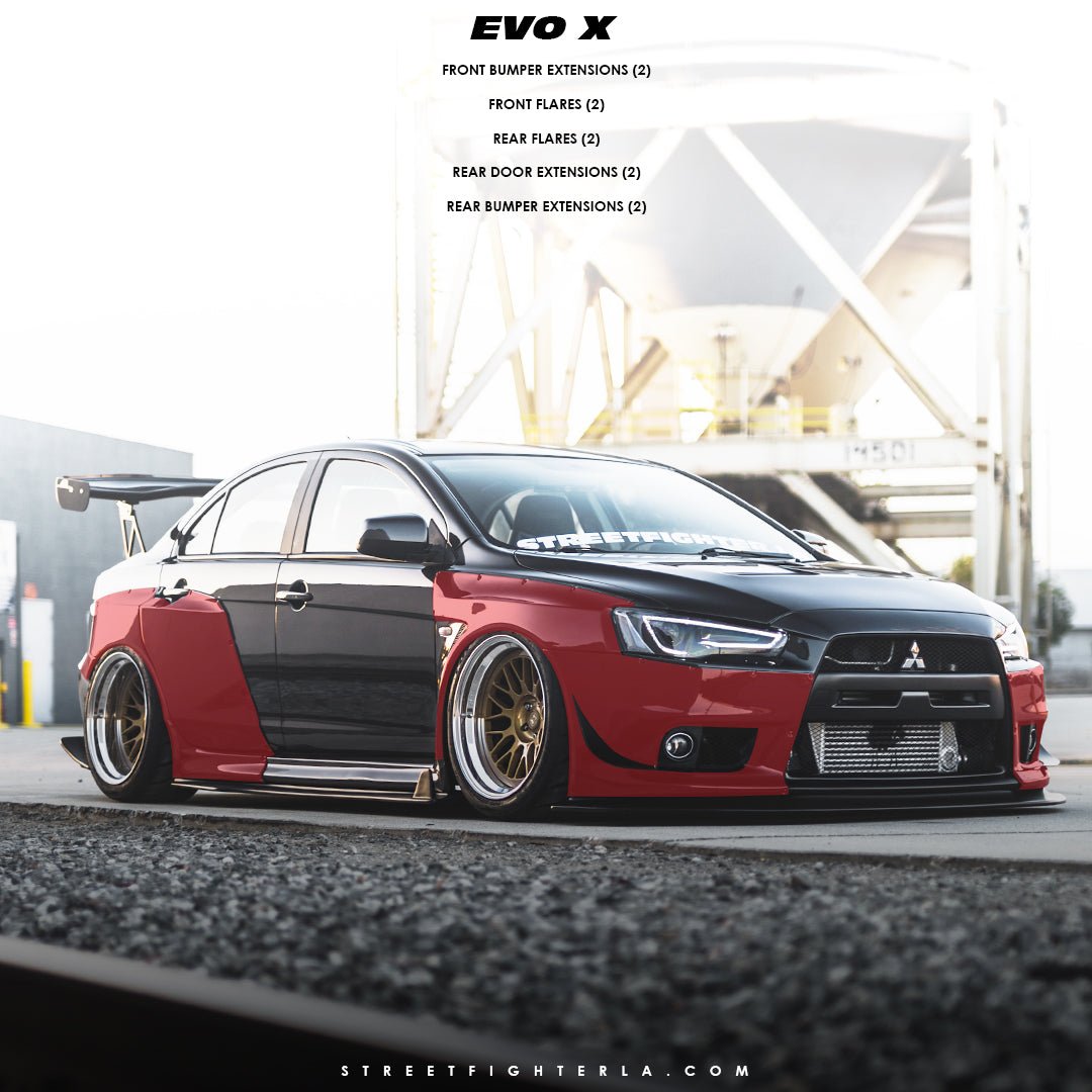 Streetfighter LA Wide Body Kit (All Evo X Models) - StreetFighter LA