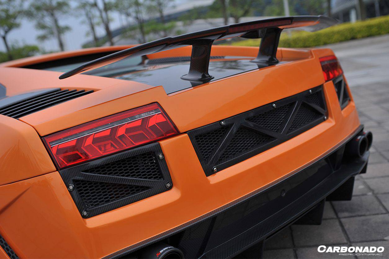 Carbonado SV Style Carbon Fiber Trunk Spoiler | 2004-2014 Lamborghini Gallardo