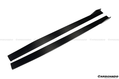 Faldones laterales de fibra de carbono seco estilo Lamborghini Huracan EVO OD Carbonado 2020-2023