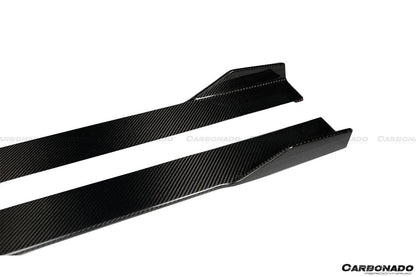 Faldones laterales de fibra de carbono seco estilo Lamborghini Huracan EVO OD Carbonado 2020-2023