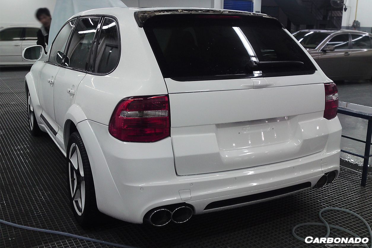 Kit de carrocería completa y ancha para Porsche Cayenne 957 TA Style Auto Carbonado 2008-2010
