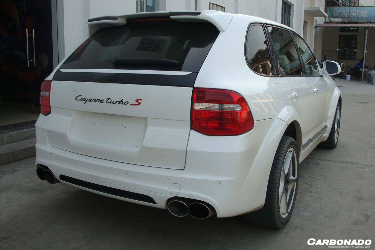 Kit de carrocería completa y ancha para Porsche Cayenne 957 TA Style Auto Carbonado 2008-2010