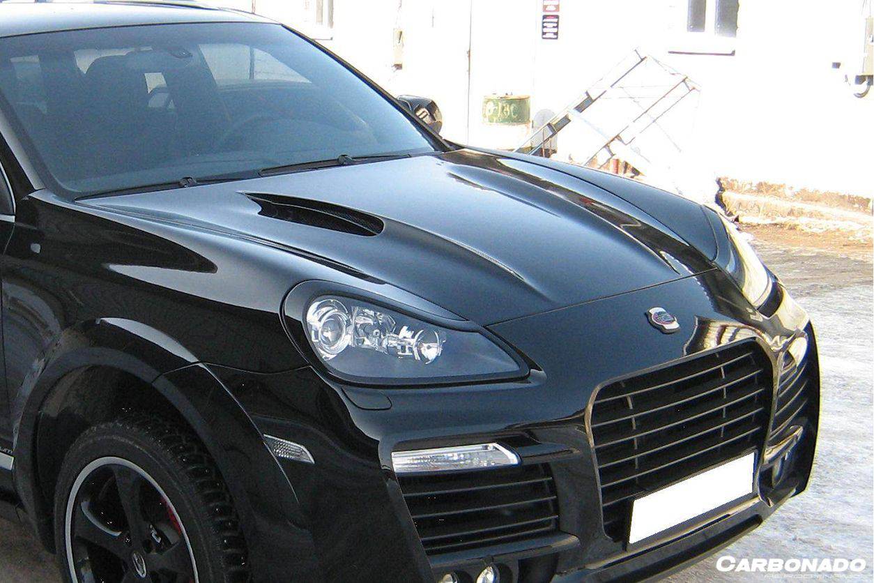 Kit de carrocería completa y ancha para Porsche Cayenne 957 TA Style Auto Carbonado 2008-2010
