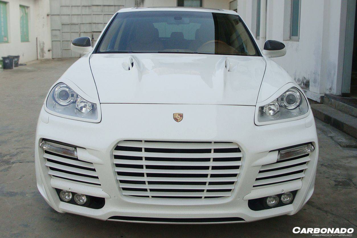 Kit de carrocería completa y ancha para Porsche Cayenne 957 TA Style Auto Carbonado 2008-2010