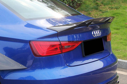 Alerón de maletero de fibra de carbono estilo RT para Audi S3 A3 RS3 8V Sedán Carbonado 2013-2020