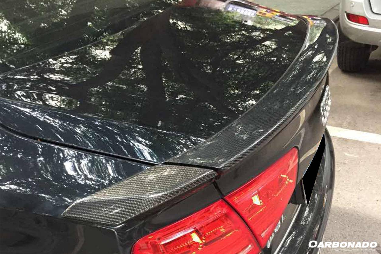 Carbonado 2010-2013 Audi A8 Ab Style Carbon Fiber Trunk Spoiler