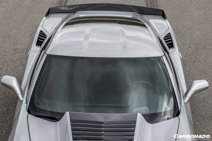 Alerón trasero estilo RK para Corvette C7 Z51 Grandsport Z06 Carbonado 2013-2019
