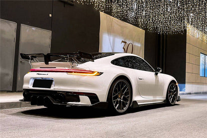Carbonado 2019-2023 Porsche 911 992 Carrera S 4 4S TA Style Autoclave Carbon Fiber Trunk Spoiler Wing