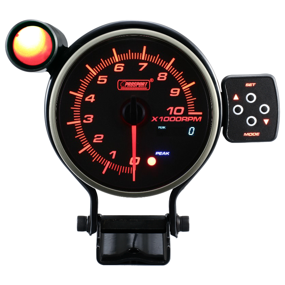 Tacómetro Prosport de 3-3/4" con indicador de nivel de combustible y advertencia