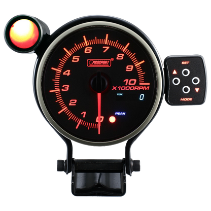 Tacómetro Prosport de 3-3/4" con indicador de nivel de combustible y advertencia